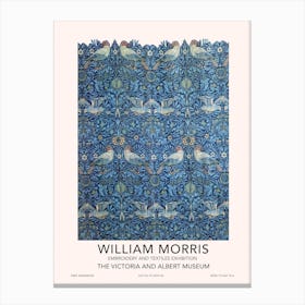 Bird Woven Wool Exhibition Poster, William Morris  Canvas Print