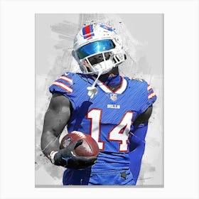 Stefon Diggs Buffalo Bills Canvas Print