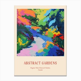 Colourful Gardens Niagara Parks Botanical Gardens Canada 2 Red Poster Canvas Print
