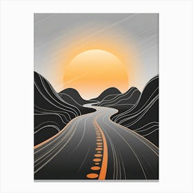 Journey Forward V 03 Canvas Print