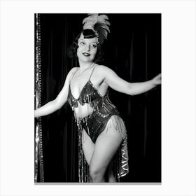 1920's Burlesque Dancer ~Reimagined 84 Canvas Print