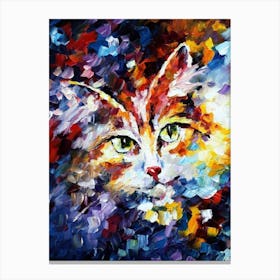 Cat Painting 4 Canvas Print