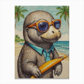 Sloth 31 Canvas Print