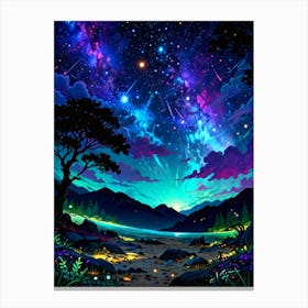 Night Sky 8 Canvas Print