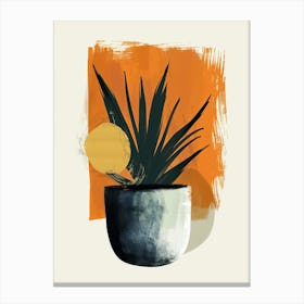 Potted Plant, minimalism Canvas Print