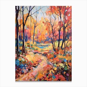 Autumn Gardens Painting Bernheim Arboretum And Research Forest 2 Canvas Print