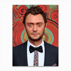 Jude Law Illustration Movies Canvas Print