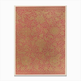 Chinese Silk Carpet Canvas Print