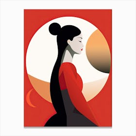 Asian Woman Canvas Print