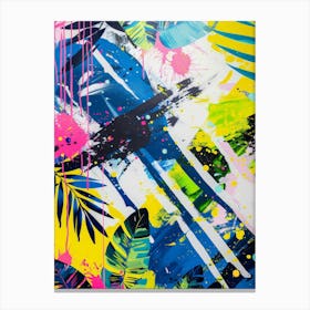 Tropical Splatter Canvas Print