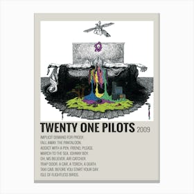 Twenty One Pilots 2009 Poster Canvas Print