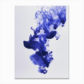 Blue Ink 6 Canvas Print