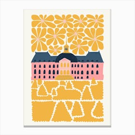 London Palace Travel Matisse Style Canvas Print