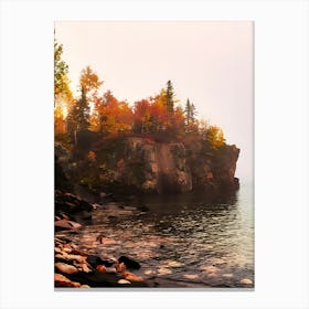 Black Beach in Minnesota-North Canvas Print