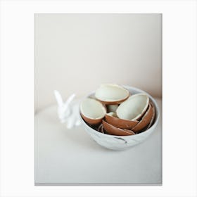 Easter Eggs In A Bowl 3 Canvas Print