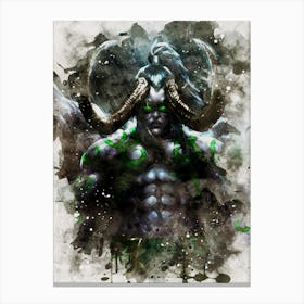 Illidan Stormrage World Of Warcraft Canvas Print