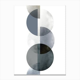 Abstract Moon Phases A Canvas Print