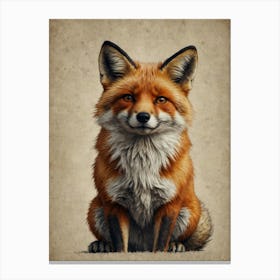 Red Fox 2 Canvas Print