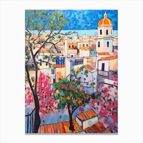 Bari Italy 3 Fauvist Painting Canvas Print