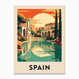 Vintage Travel Poster Spain 5 Canvas Print