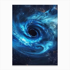 Black Hole In Space Canvas Print