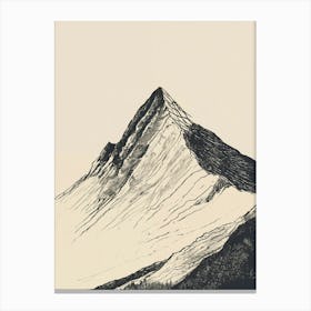 Mountain Ridge Canvas Print