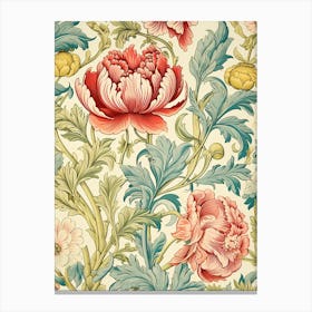 Floral Wallpaper 400 Canvas Print