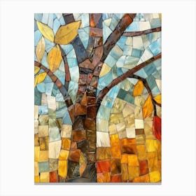 Mosaic Tree 3 Canvas Print