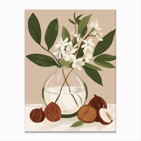 Figs In A Vase Canvas Print