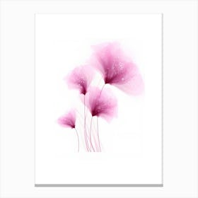 Pink Poppies 3 Canvas Print