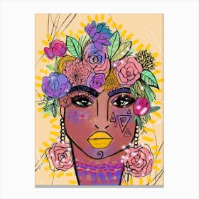 Shes In Bloom Canvas Print