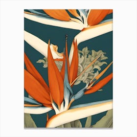 Bird of paradise print Canvas Print