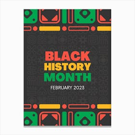 Black History Month Canvas Print