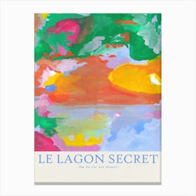 Le Lagon Secret Canvas Print