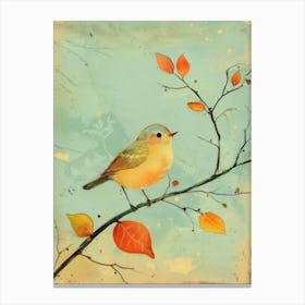 Bird On A Branch 47 Canvas Print