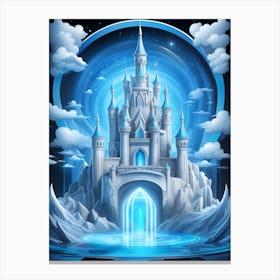 Disney Frozen Castle Canvas Print