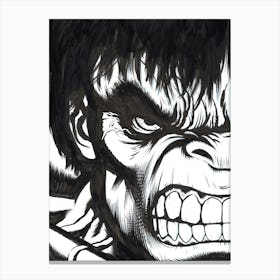 Incredible Hulk Movie And FIlm Canvas Print