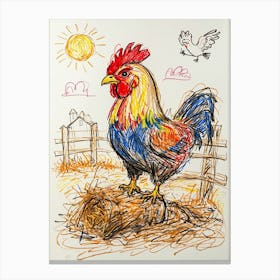 Rooster Canvas Print