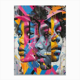 'Two Women' 5 Canvas Print