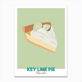 Key Lime Pie Florida Canvas Print