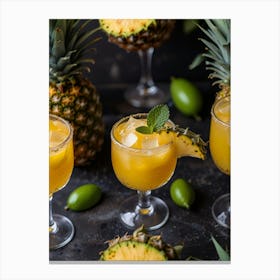 Pineapple Margarita Canvas Print