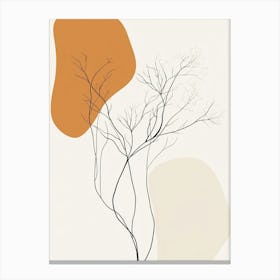 Abstract Tree 8 Canvas Print