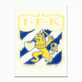 Ifk Gothenburg Allsvenskan Sweden Canvas Print