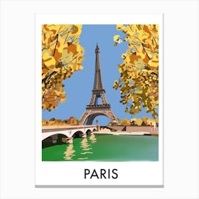 Paris Eiffel Tower Canvas Print