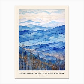 Great Smoky Mountains National Park United States 1 Poster Canvas Print