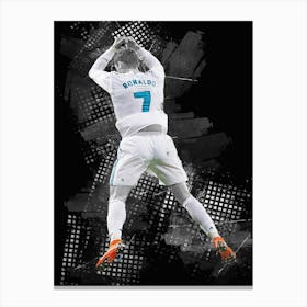 Cristiano Ronaldo Madrid Canvas Print