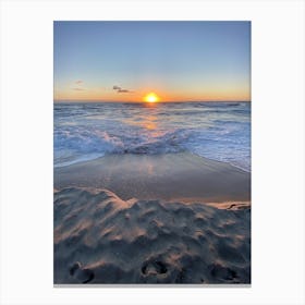 Sunset In La Jolla California Canvas Print