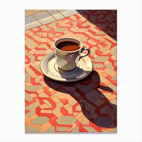 Dry Cappuccino Canvas Print
