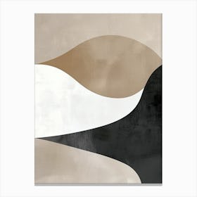 Hushed Textures Minimalist Style Canvas Print