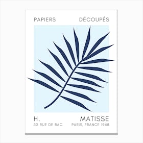 Henri Matisse Palm Leaf Canvas Print